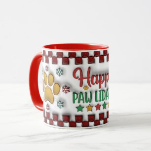 Happy Pawlidays Mug
