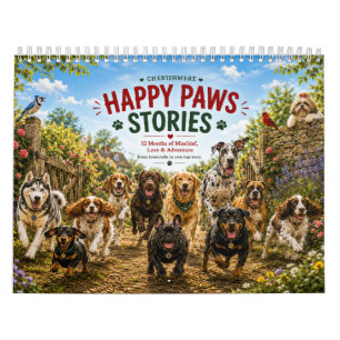Happy Paws Stories – A Year of Dog Adventures 2027 Calendar