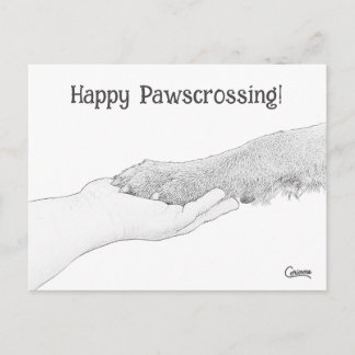 Happy Pawscrossing! - Postcard