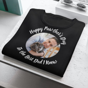 Happy Pawther's Day from the Dog Custom Photo T-Shirt