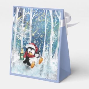 Happy Penguin - Christmas Favour Box