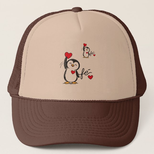 happy penguine hat (Front)