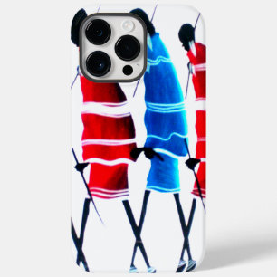 Happy People Maasai Warriors Walking Art Print Case-Mate iPhone 14 Pro Max Case