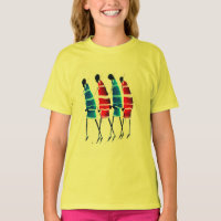 Happy People Maasai Warriors Walking Art Print