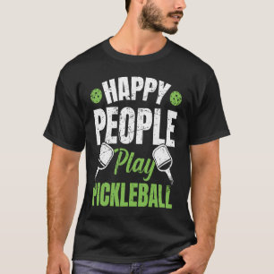 Happy People Play Pickleball Vintage 1 T-Shirt