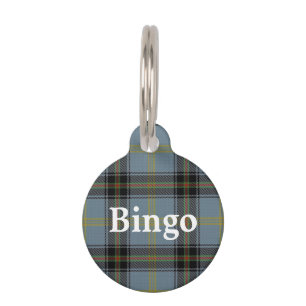 Happy Pet Clan Bell Tartan Plaid Tag