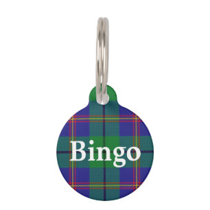 Happy Pet Clan Carmichael Tartan Plaid Tag