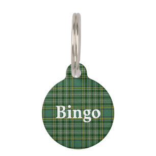 Happy Pet Clan Currie Tartan Plaid Tag