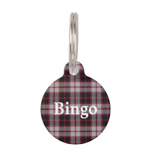 Happy Pet Clan MacPherson Tartan Plaid Tag