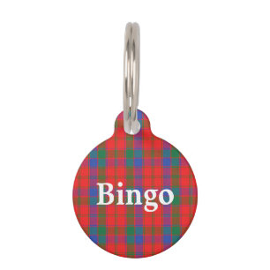 Happy Pet Clan Robertson Tartan Plaid Tag