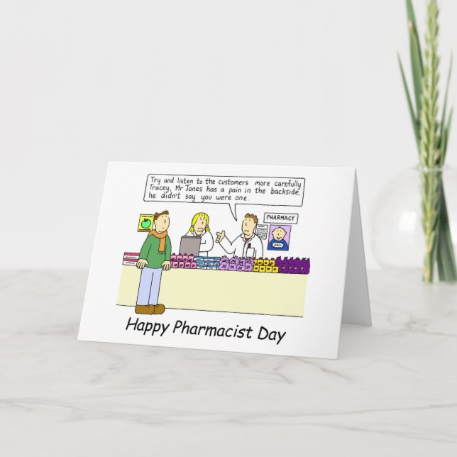 Happy Pharmacist Day - September Card (Front)
