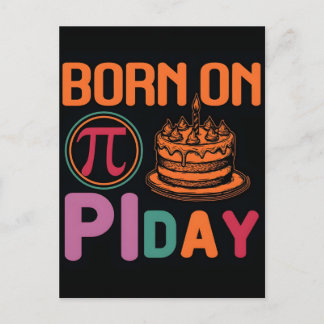 Happy Pi Day 2026 Math Nerd Celebration Holiday Postcard