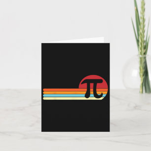 Happy Pi Day 3.14 Pi Symbol Math Teacher Women Men Card