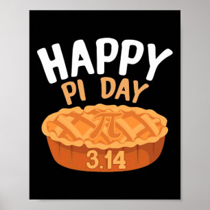 Happy Pi Day 3.14 Pie Funny Math Functions Pi Day  Poster