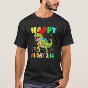 Happy Pi Day 3.14 T Rex Dinosaur Mathematic Math T T-Shirt