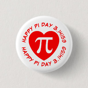 Happy Pi Day 3 Cm Round Badge