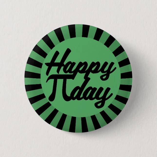 Happy Pi Day 6 Cm Round Badge (Front)