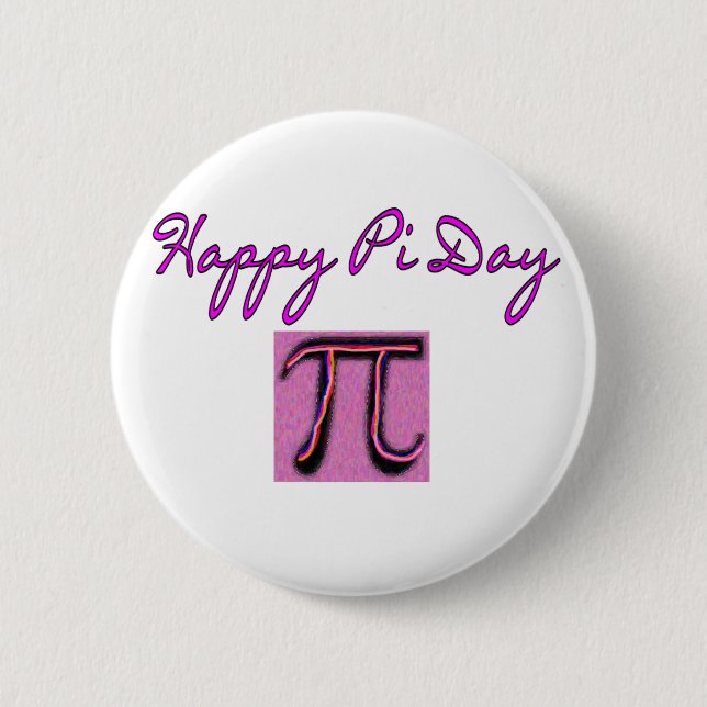 Happy Pi Day--Artsy 6 Cm Round Badge (Front)
