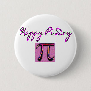 Happy Pi Day--Artsy 6 Cm Round Badge