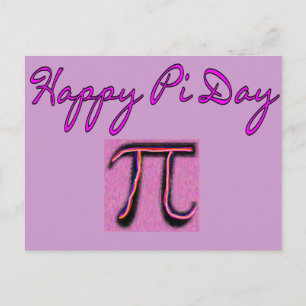 Happy Pi Day--Artsy Postcard