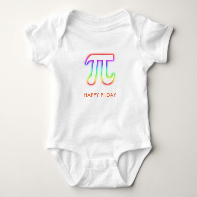 Happy PI Day | Baby Sciencist Bodysuit (Front)