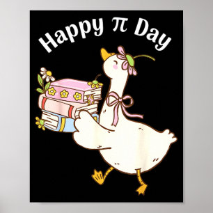Happy Pi Day Be Funny Math Teacher Lovers 100s Day Poster