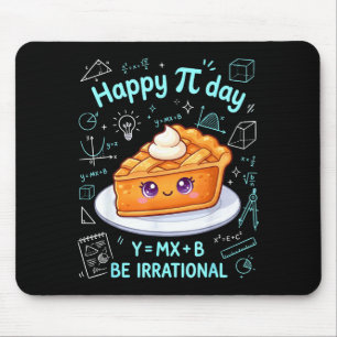 Happy Pi Day Funny Math Teacher Student Math Lover Mouse Pad