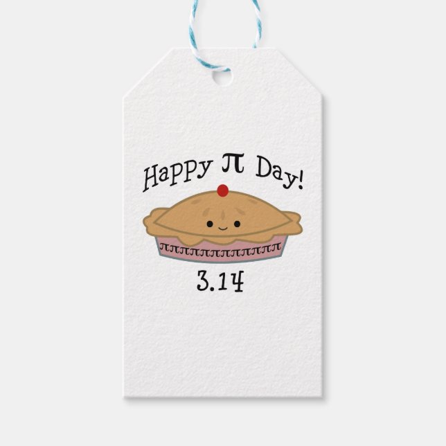 Happy Pi Day Gift Tags (Front)