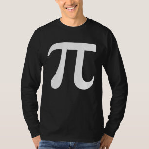 Happy Pi Day March 14 White Pi Symbol 3 14 Science T-Shirt