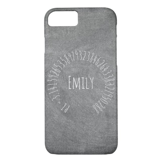 Happy Pi Day Math Digits 3.14 Mathematics Chalks Case-Mate iPhone Case (Back)