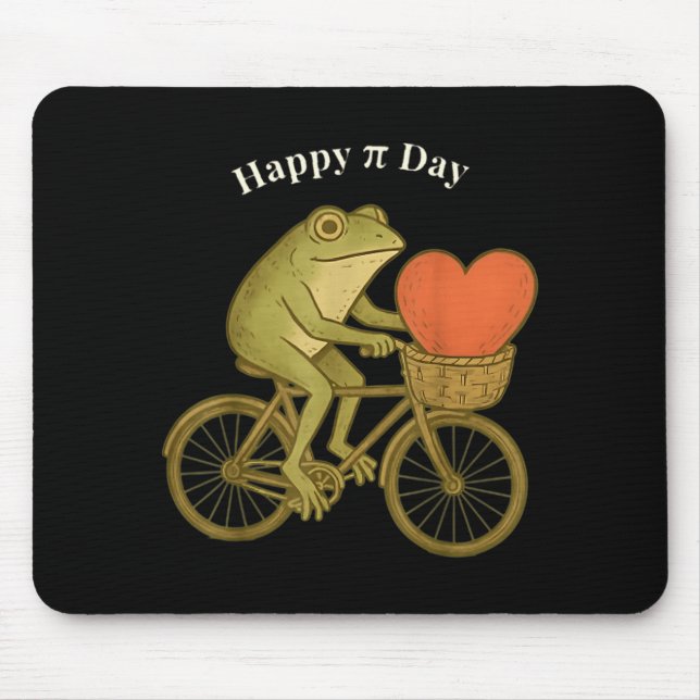 Happy Pi Day Math Teacher Frog Mathematician S, Hi Mouse Pad (Front)
