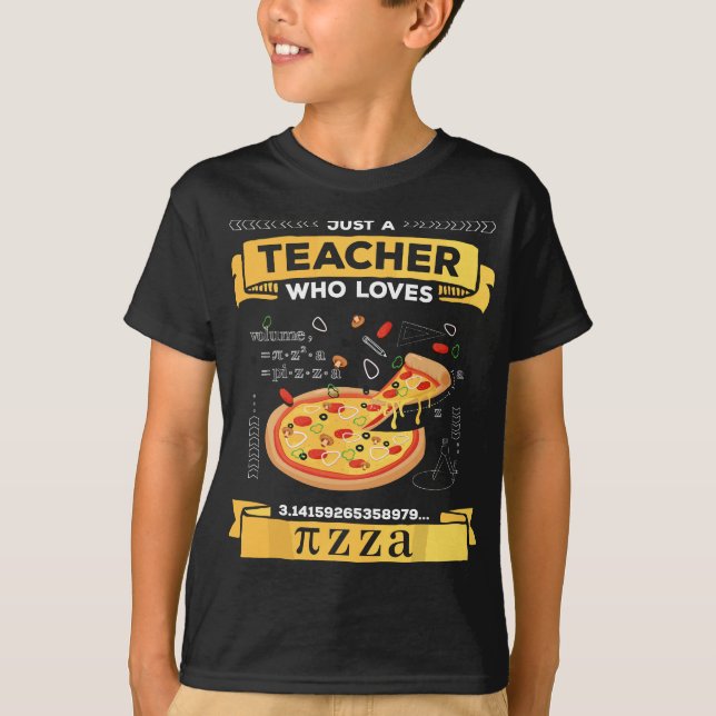 Happy Pi Day  Math Teachers Student Pizza Lover Pi T-Shirt (Front)