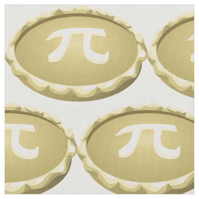 happy pi day pie fabric (Close Up)