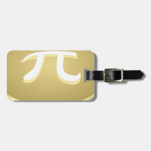 happy pi day pie luggage tag