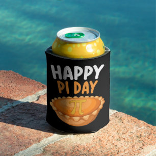 Happy Pi Day Pie Mathematics Math Rainbow Can Cooler