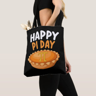 Happy Pi Day Pie Mathematics Math Rainbow Tote Bag