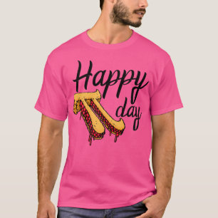 Happy Pi Day Pizza Funny Mathletics Pizza Foodie P T-Shirt