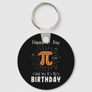 Happy Pi Day Tee Math Geek Birthday Cool Nerd Math Key Ring