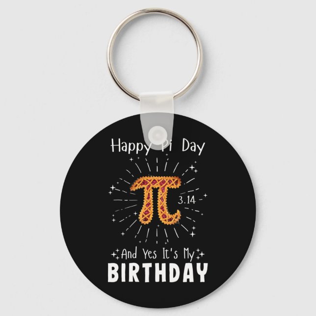 Happy Pi Day Tee Math Geek Birthday Cool Nerd Math Key Ring (Front)