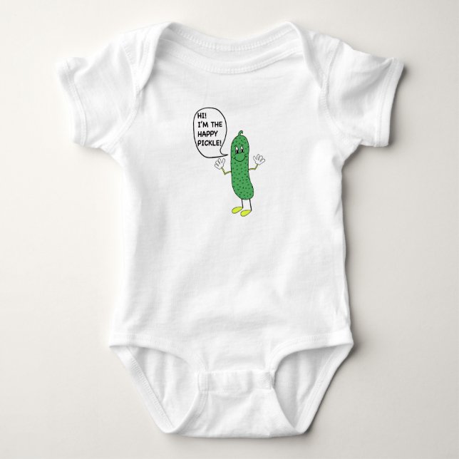 Happy Pickle Baby Bodysuit (Front)