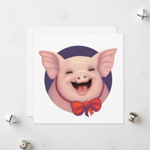 Happy Pig Day! Holiday Card