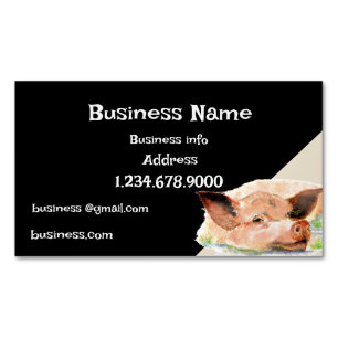 Happy Pig Farm Animal Business Business Card