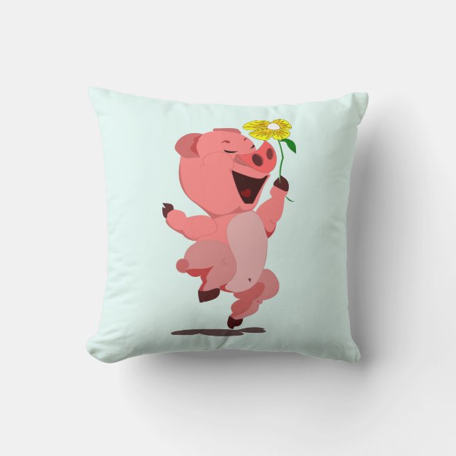 Happy Pig Pillows (Front)