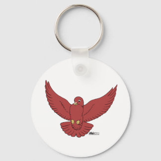 Happy Pigeon Key Ring