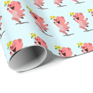 Happy Piggy Wrapping Paper