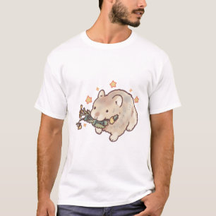 Happy pika Delight � Cute Animal Art T-Shirt