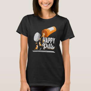 Happy Pills Cat  & Owner Ideas Men Women T-Shirt