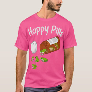 Happy Pills Funny Frogs T-Shirt