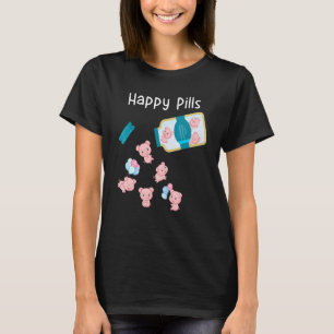 Happy Pills Pig  Cute T-Shirt