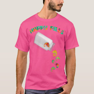 Happy Pills Reptile Lizard Animal Herpetologist Ch T-Shirt